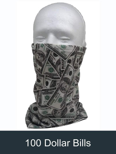 Hundred Dollar Bills, Face Cover Mask-Mt Logan 5959-Face Mask,Modern Art,symbols,US Dollar Bills
