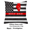 Red firefighter custom pillow-Mt Logan 5959-