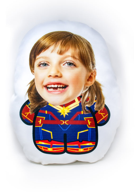 Captain Marvel Photo Shaped Pillow