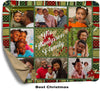 Best Christmas Family Photo Family Collage Keepsake Personalized Sherpa Blanket-Mt Logan 5959-
