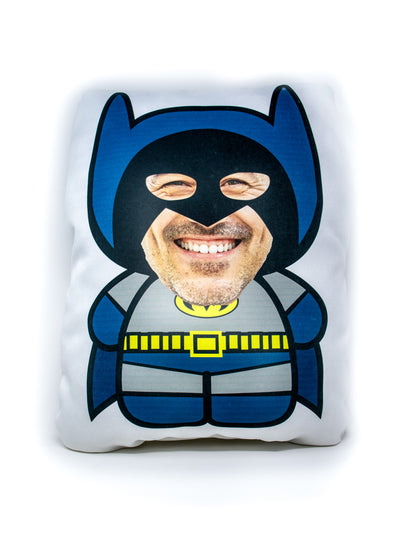 Batman Face Photo shaped pillow