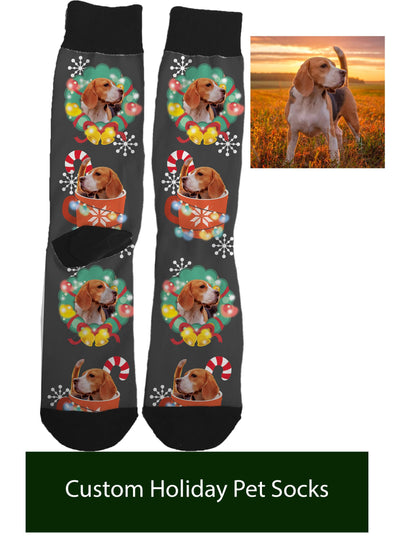 Custom Holiday Pet Socks-Mt Logan 5959-